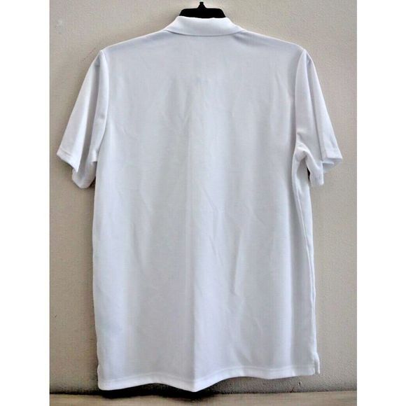 adidas GL0484 Men's Sz Large White/Black Designed to Move 3-Stripes Polo Shirt - Picture 2 of 9